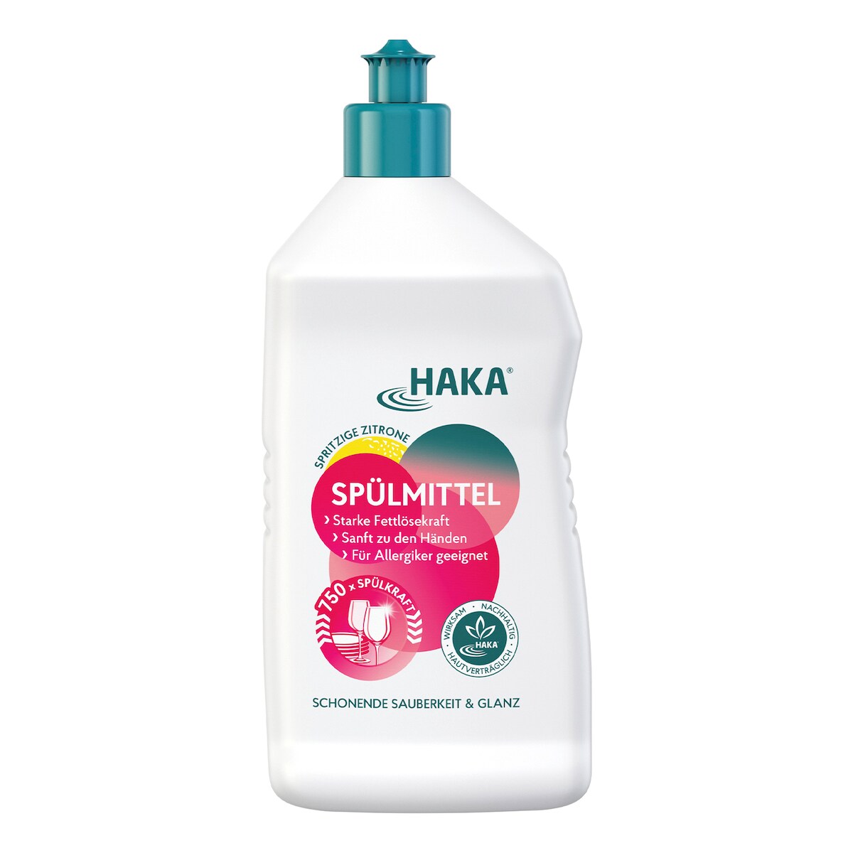 HAKA Spülmittel Zitrone 750ml Geschirrspülmittel Handspülmittel Konzentrat Image