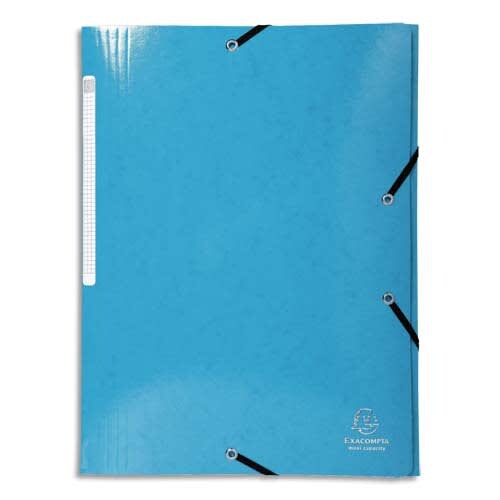 Exacompta Sammelmappe mit 3 Klappen und Gummizug Maxi Kapazität Manila-Karton 425g/qm Iderama A4 Image