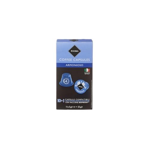Rioba Kaffeekapseln Armonioso 11 Kapseln (55 g)