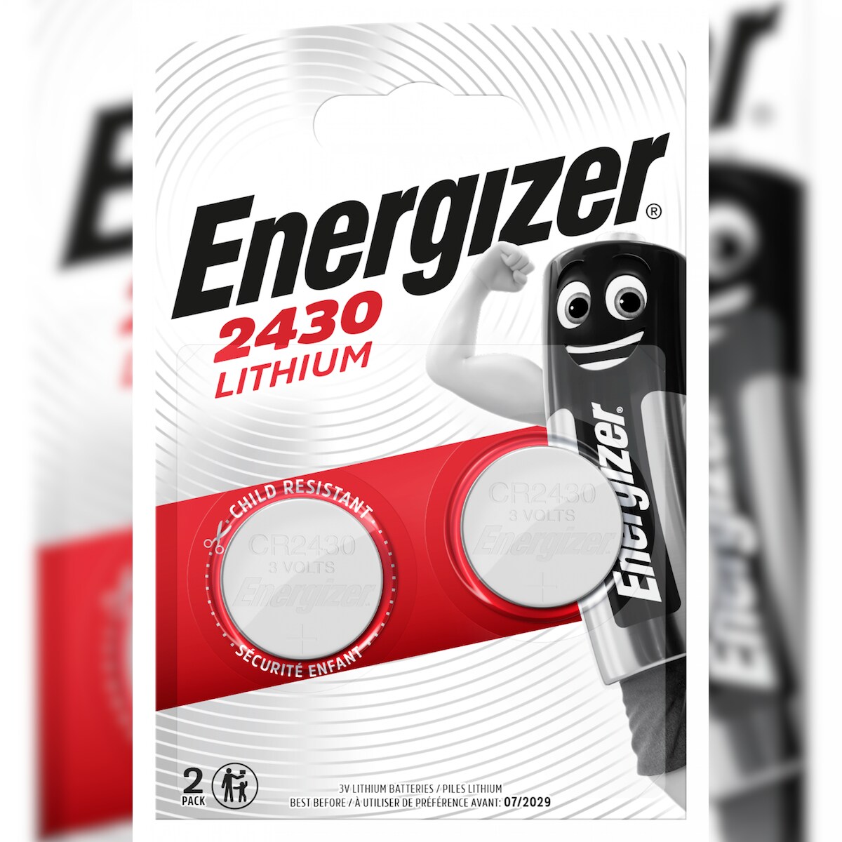 Energizer Lithium LD CR 2430 3V - 2er Maxiblister Image