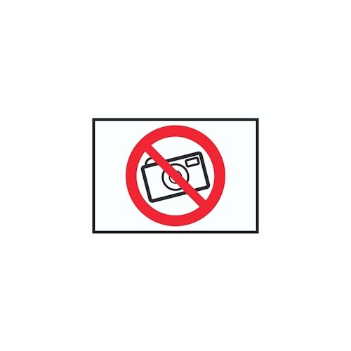 Fotografieren Verboten Symbol Schild Keine Photos A3 (297x420mm)