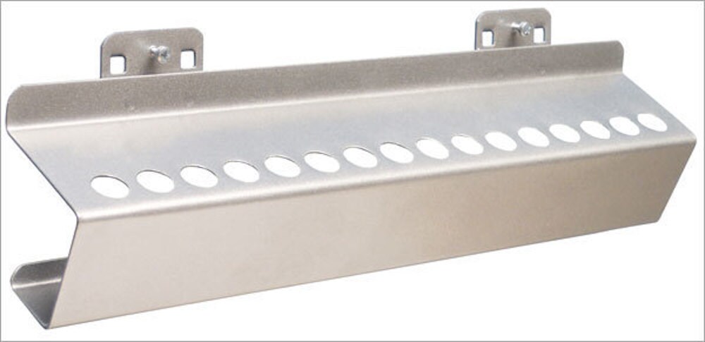 PROREGAL Morsekegel-Halter für Lochplatte | HxB 8,5x29,5cm | Weissaluminium Image