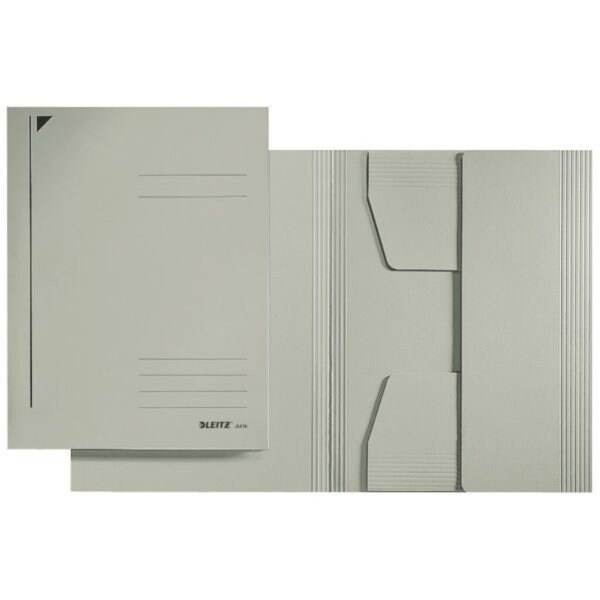 LEITZ Jurismappe A4, grau, 3 Klappen, Fassungsvermögen: 250 Blatt, Karton: 430g Image