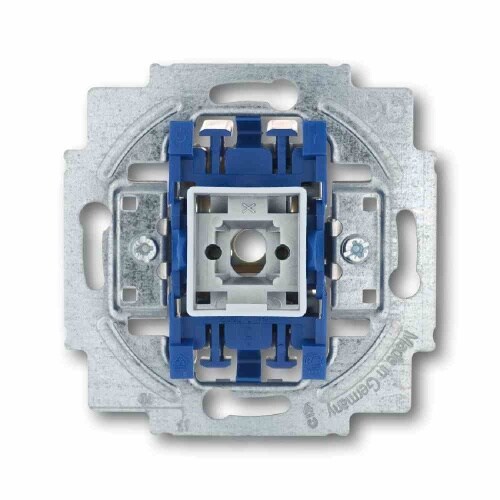 Busch-Jaeger Wechselschalter-Einsatz, ohne Beleuchtung, blau, matt, Unterputz, IP20, 1f, 16AX Image
