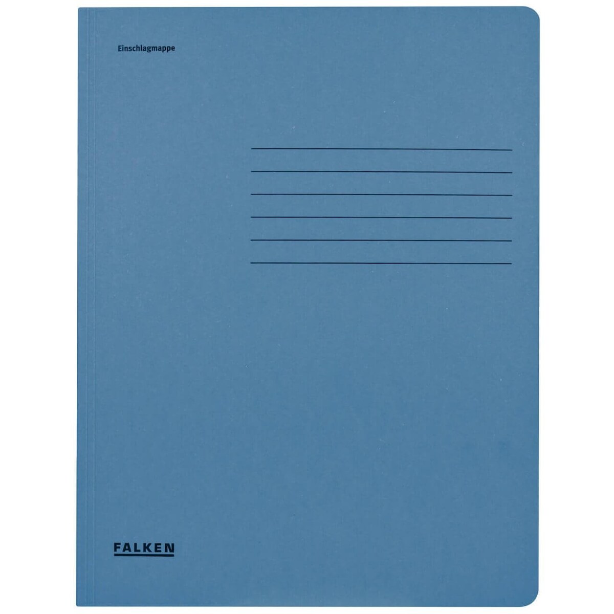 1 x FALKEN Einschlagmappe Sammelmappe DIN A4 Blau Image