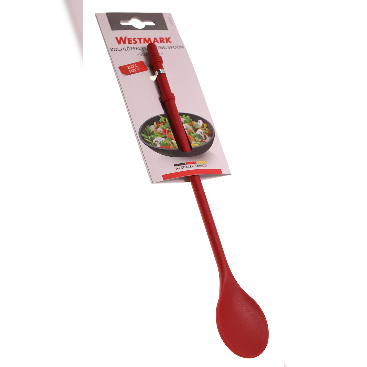 Westmark 15662270 Silicone Kochlöffel | Spülmaschinengeeignet | 28 cm | Silikon Image