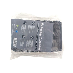 200x Trinkhalme aus Bambusfasern schwarz Ø 8 mm Länge 14 cm Image