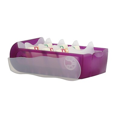 HAN Karteikasten CROCO 997-673 DIN A7 PP lila transluzent Image