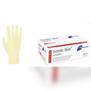 Meditrade Gentle Skin® Sensitive Latexhandschuh - 100 Stück : S Image