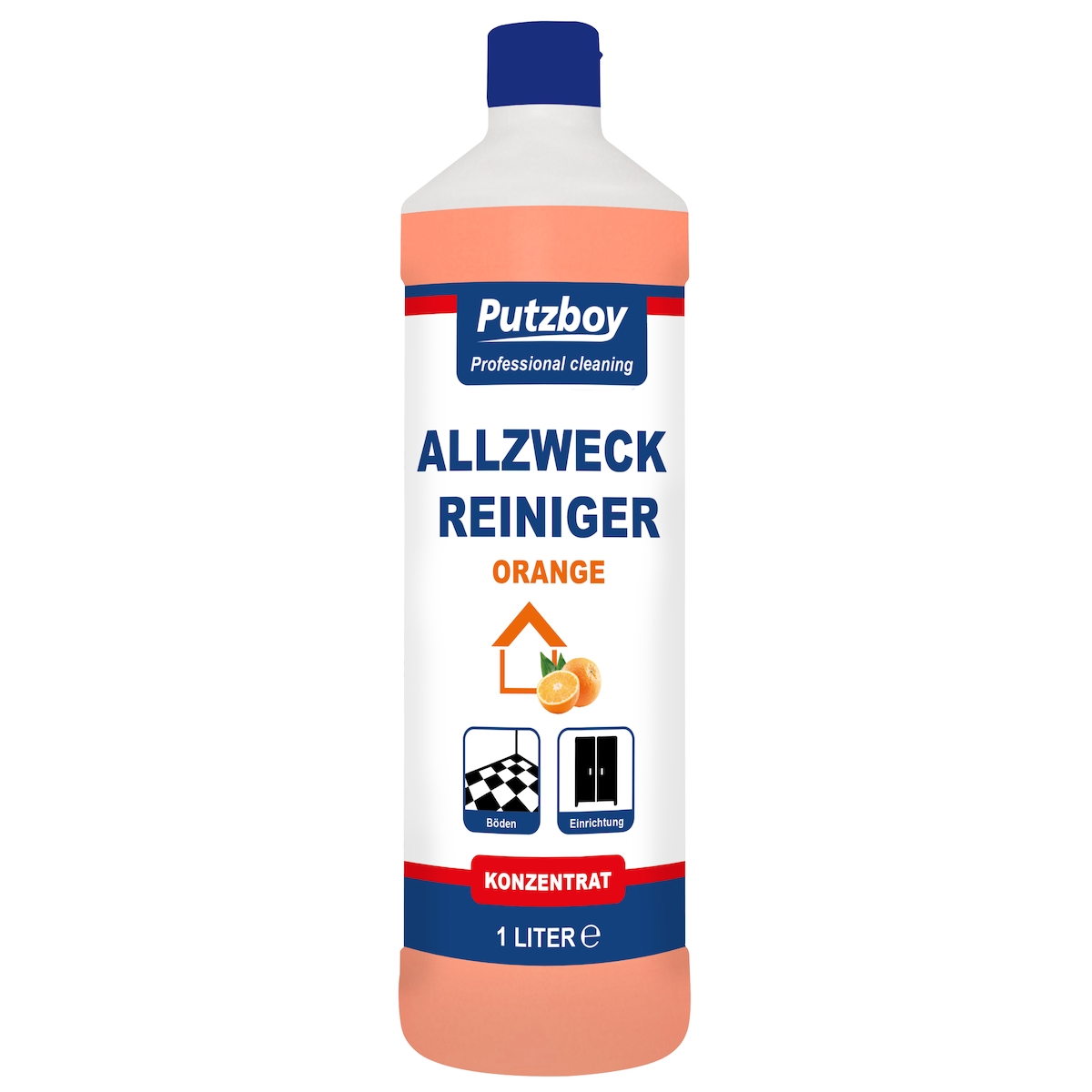 Putzboy Allzweck Reiniger - Konzentrat - 1 Liter - Universalreiniger für Böden und Oberflächen - Made in Germany Image