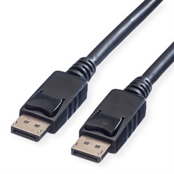 VALUE DisplayPort Kabel, DP ST - ST, LSOH, schwarz, 7,5 m Image