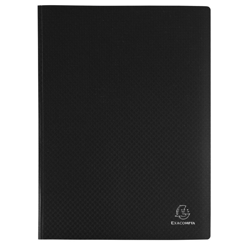 Exacompta Sichtmappe aus weichem PP 300µ mit 20 gekörnten Hüllen, blickdicht, A4 Image