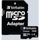 Verbatim microSDHC Speicherkarte, 32 GB, Premium, Class 10, U1, UHS-I 45MB/s, 300x, Adapter