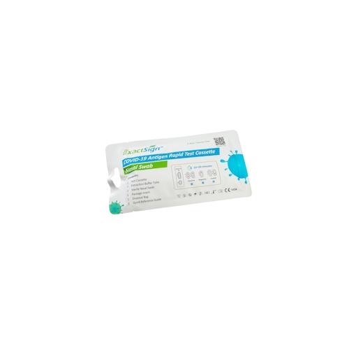 COVID-19 Antigen-Schnelltestkasette (Nasenabstrich) ExactSign – Laientest 1er