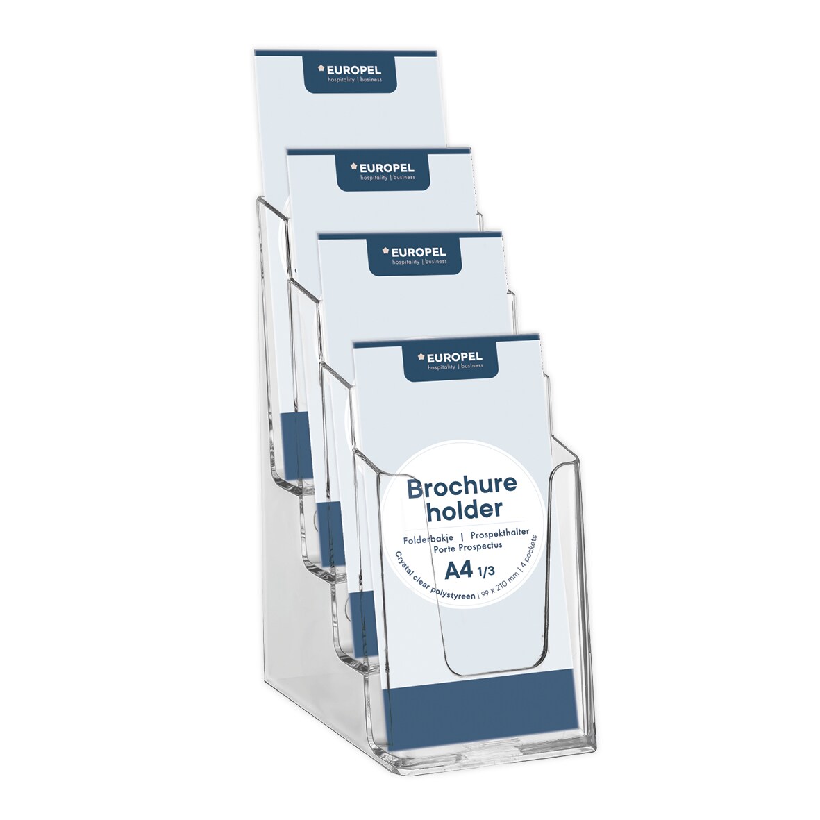 Prospekthalter Europel 4x1/3 A4 350102 Image