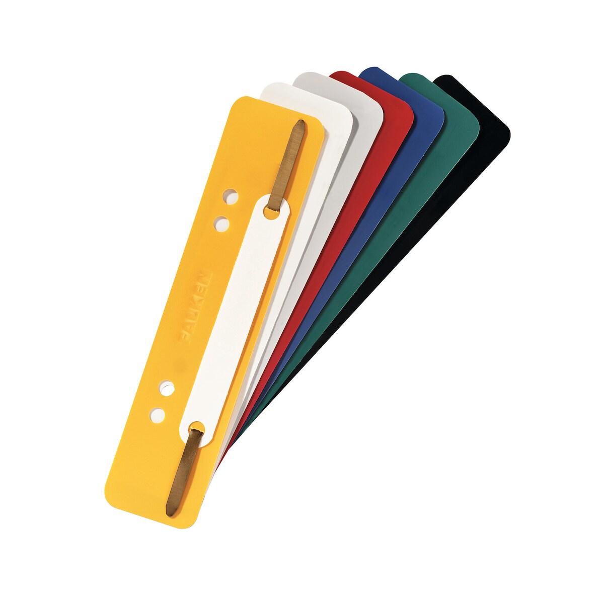 100 x FALKEN Heftstreifen Aktendulli PP farbsortiert Image