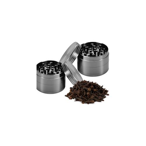 2er Set Grinder – Edelstahl – Mahlwerk für Kräuter und Gewürze