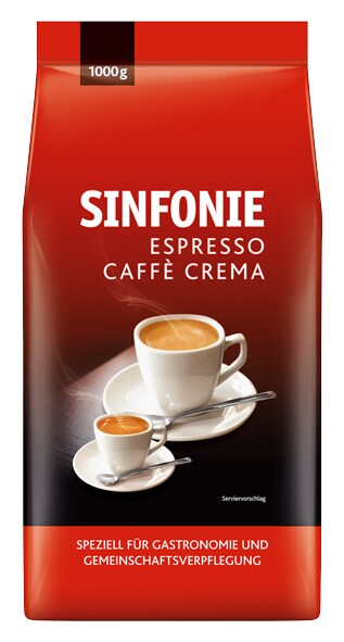 Sinfonie Espresso Café Crema Bohnen 1kg