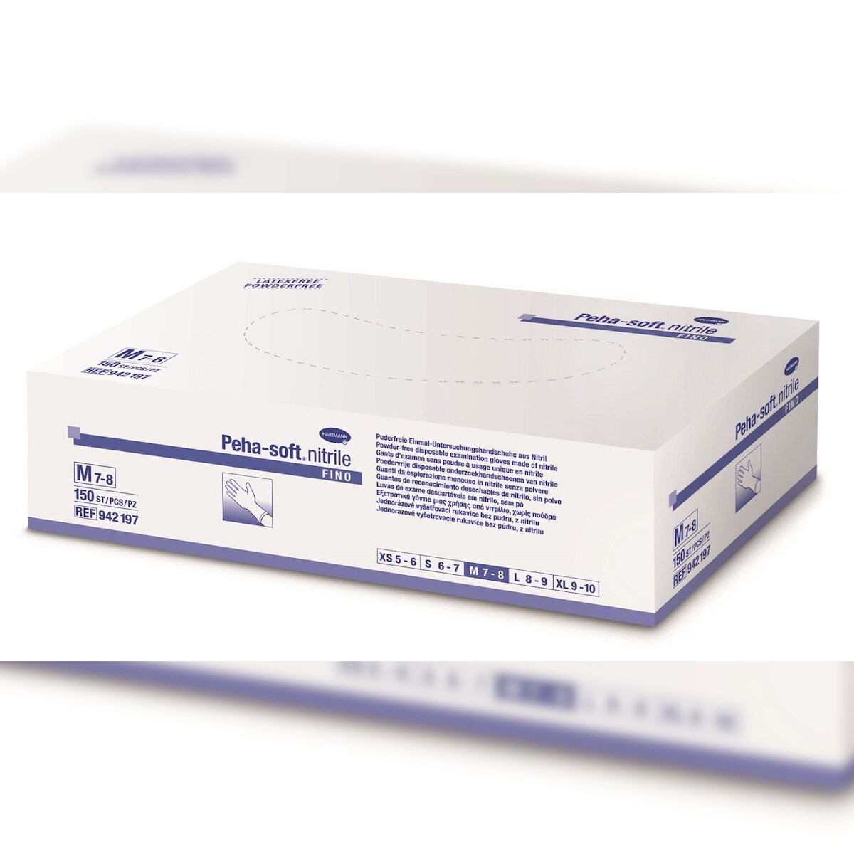 Hartmann Peha-soft® nitrile fino powderfree Farbe lila Größe XL Image