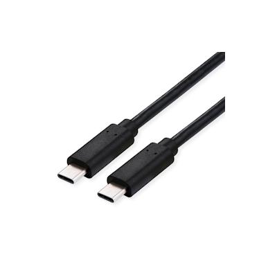 ROLINE USB4 Gen3x2 Kabel, C–C, ST/ST, 40Gbit/s, 100W, schwarz, 1 m