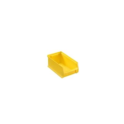 PROREGAL Gelbe Sichtlagerbox 2.0 | HxBxT 7,5x10x17,5cm | 0,8 Liter | Sichtlagerbehälter, Sichtlagerkasten, Sichtlagerkastensortiment, Sortierbehälter Image