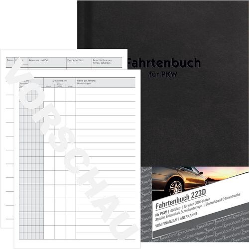 AVERY Zweckform Fahrtenbuch 223D DIN A5 N/A 48 Blatt Image