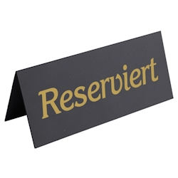 Contacto Aufsteller RESERVIERT, schwarz Image