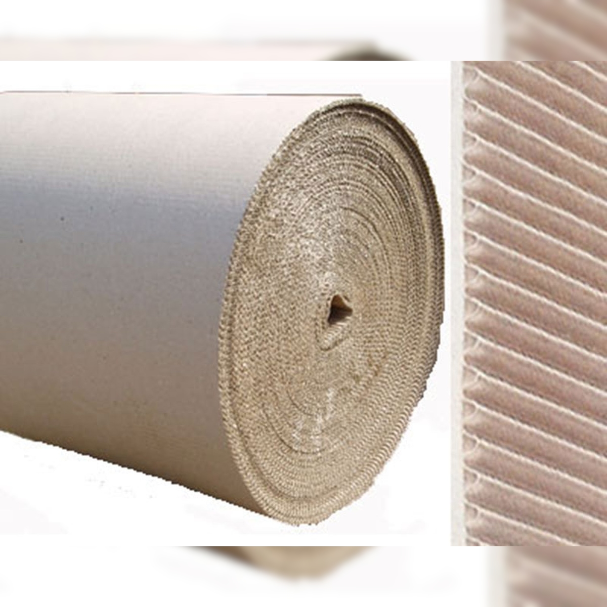 VEPATIM Rollenwellpappe Wellpappe auf Rolle 30cm x 70m B-Welle Image