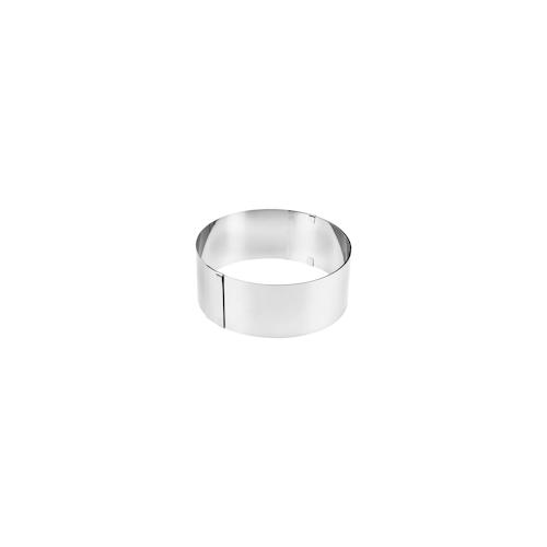 CHG Tortenring, Edelstahl, ca. Ø 15 – 30 x 8 cm
