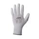 Arbeitshandschuhe Handschuhe PU / Nylon Feinstrick weiß Größe 10