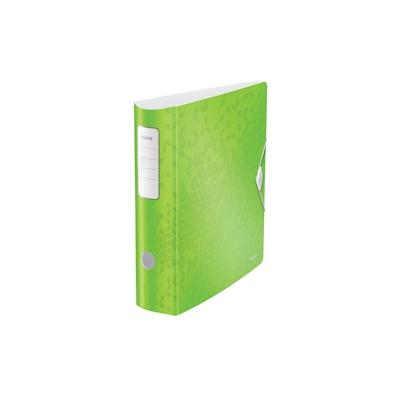 LEITZ Ordner WOW Activ A4, 82mm Rücken, grün. Brillante WOW Farben. 180° Ordner Präzisionsmechanik. Austauschbares Rückenschild. Maße: 318 x 312 mm. Image