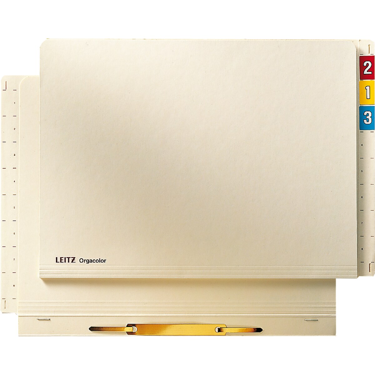 Leitz 24420011 Einstellhefter Orgacolor DIN A4 RC chamois Image