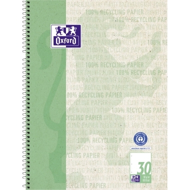 Oxford Collegeblock 400159361 A4+ 80Bl. 90g 4xgel. bla Image