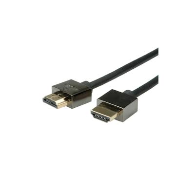 ROLINE Notebook HDMI High Speed Kabel mit Ethernet, schwarz, 1 m