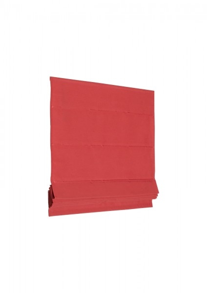 Basic Raffrollo Faltrollo 100x175 cm Rot Raffgardine Image