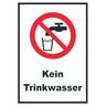 Kein Trinkwasser Schild Nicht Trinken A6 (105x148mm)