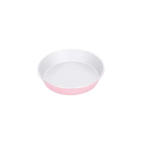 CHEFMADE | 23cm Kuchenform rund | 230x49mm | Pink | antihaft- & silikonbeschichtet | Tortenboden | Rührkuchen | Pizzaform | Tortenform | Biskuitform