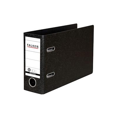 Falken 11285905 Ordner A5 quer Hartpappe, Rücken 50mm - Schwarz Image