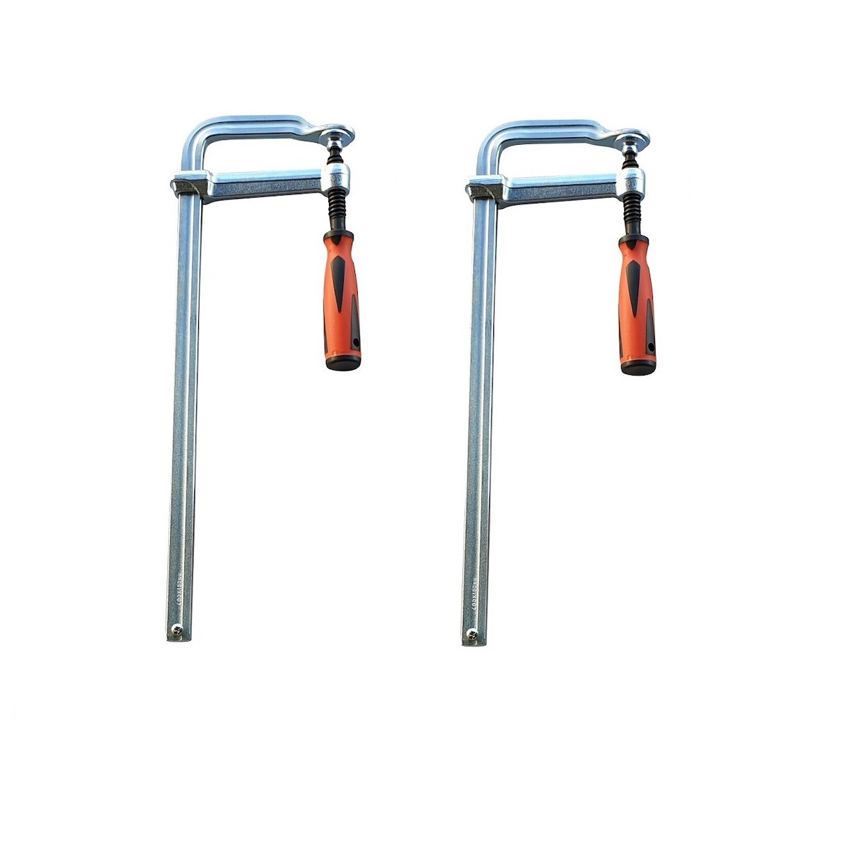 Vago-Tools 2 Stück Profi Ganzstahl Schraubzwinge 60 x 120 mm Tischzwinge Zwingen Image