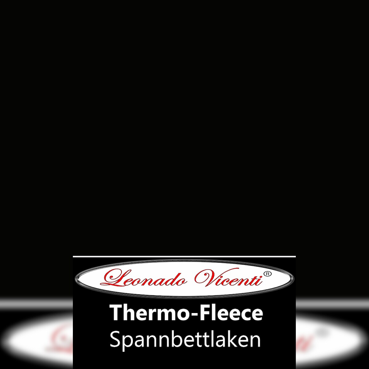 Fleece Winter Spannbettlaken 120-130x200 cm Schwarz Wärme kuschelig Image