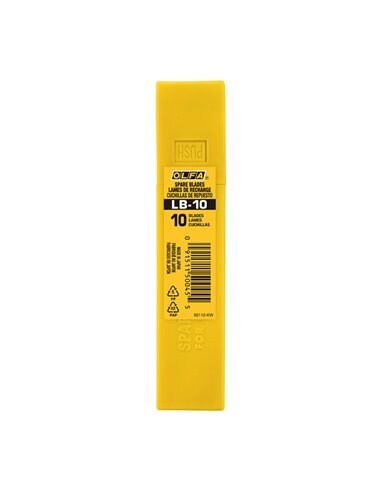 Olfa LB-10 Ersatzklingen – 18 mm Klinge - 10 Stück Abbrechklingen Image