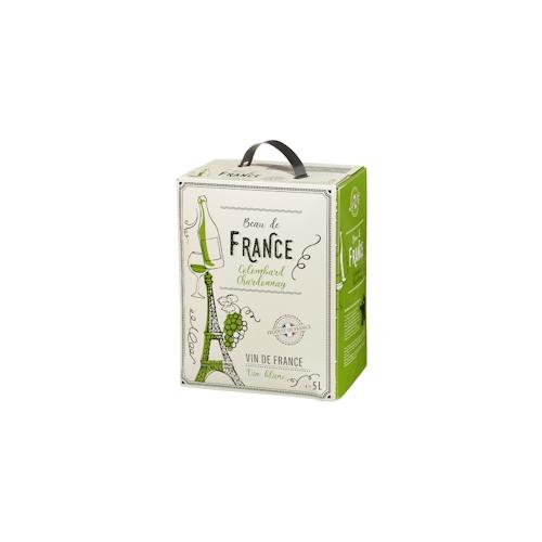 Beau De France Bag in Box Chardonnay Weißwein trocken (5 l)