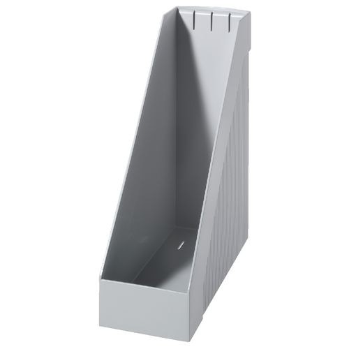 helit Stehsammler Linear Polystyrol Lichtgrau 10 x 27 x 29 cm Image