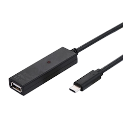 VALUE USB 2.0 Verlängerung, aktiv, mit Repeater, A-C, schwarz, 15 m Image
