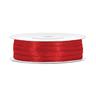 Satin Geschenkband rot 50m 3mm breit