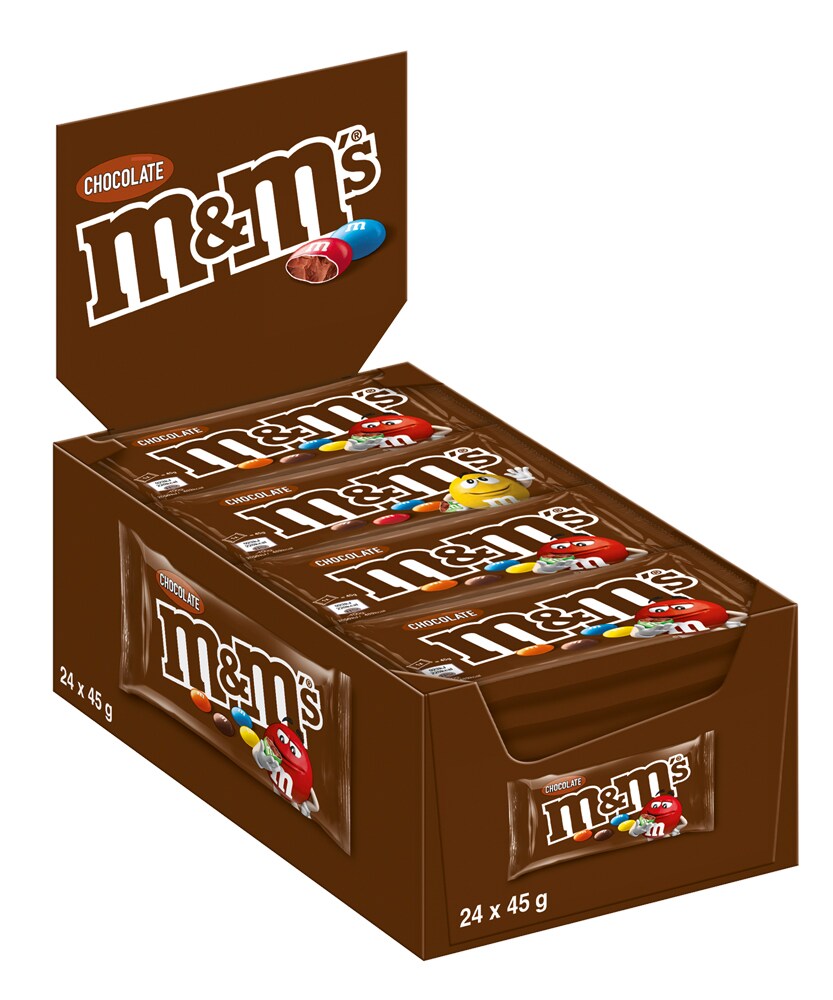 M&M'S Chocolate Schokolinsen 24 x 45g (1,08kg) Image