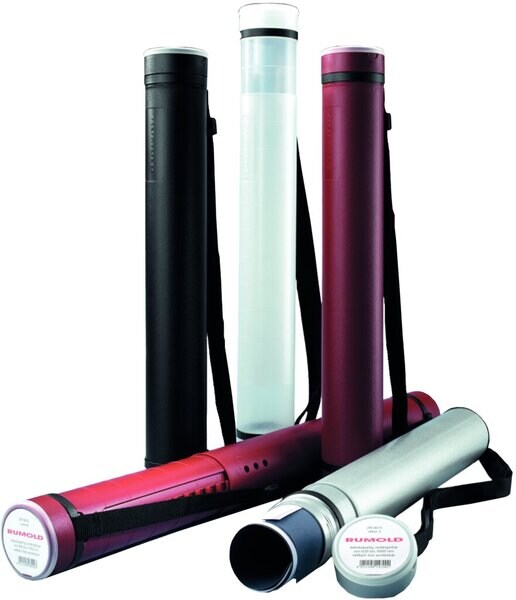 Zeichenrollen-Köcher transparent aus PE, 100% recy., Schraubdeckel Image