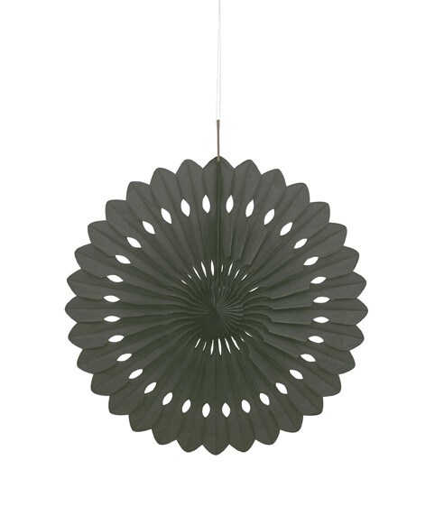 Dekofächer schwarz 40 cm Image