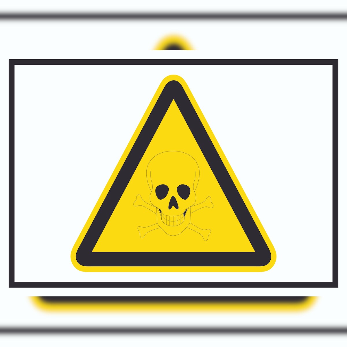 Vorsicht Giftige Stoffe Symbol Schild A6 (105x148mm) Image