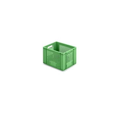 PROREGAL Eurobehälter Obst- und Gemüsekasten | HxBxT 27,2x30x40cm | 26 Liter | Grün | Obst-Gemüsekiste, Obstkorb, Transportbox Image